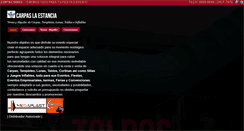 Desktop Screenshot of carpaslaestancia.com