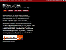 Tablet Screenshot of carpaslaestancia.com